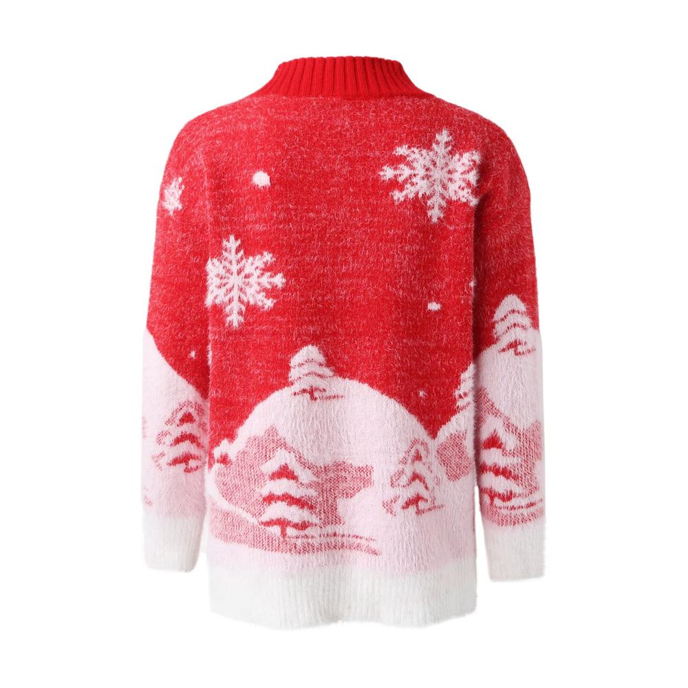 Damen Kapuzenpullover Rollkragen Basic mit Slim Fit für Winter – Langarm Strickpullover in Solide Sweatshirts Design A56