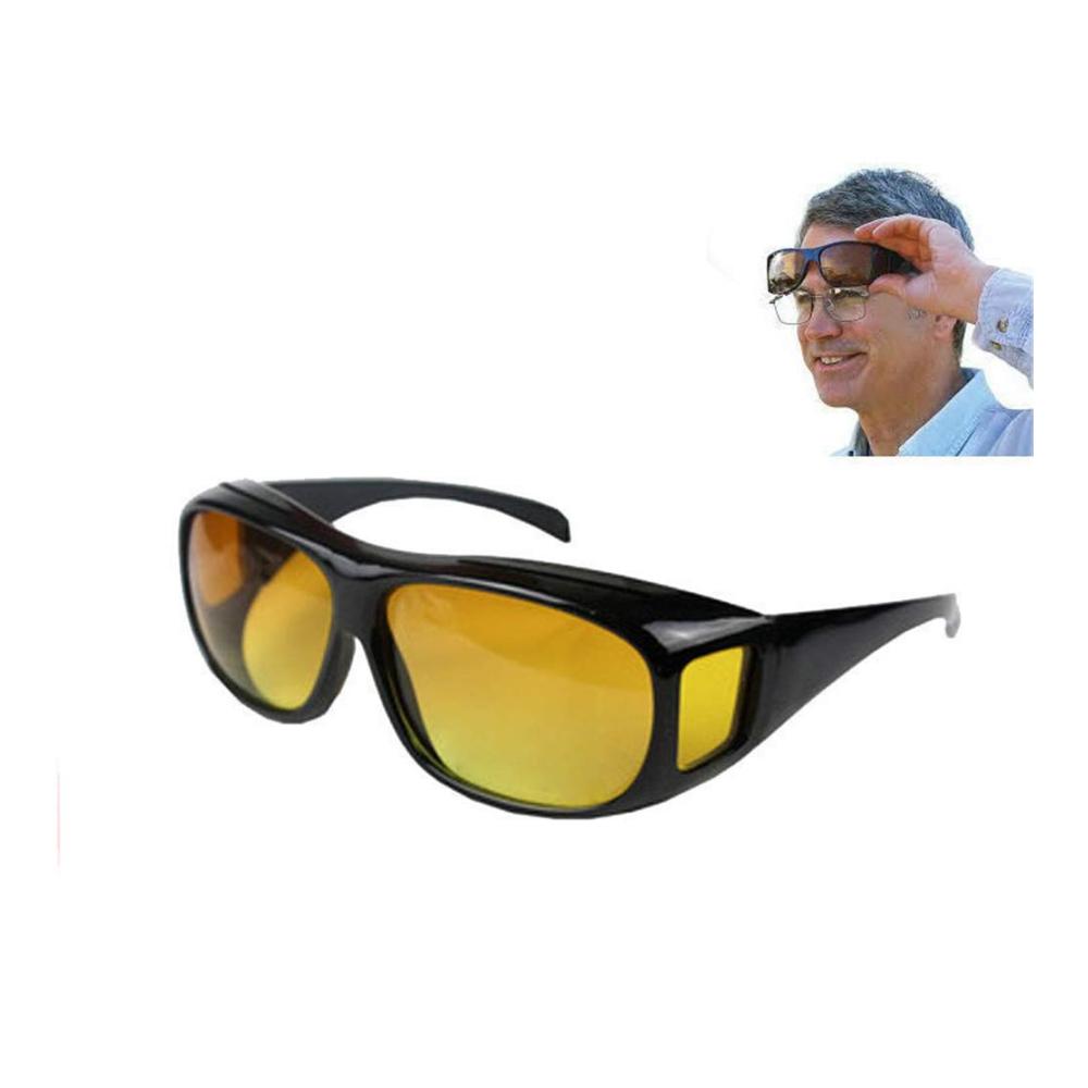 HD Vision Nachtfahrbrille | UV-Schutz | Sonnenbrille für Männer und Frauen | Sportbrille für das Autofahren bei Tag und Nacht | 3Pcs Gelb
