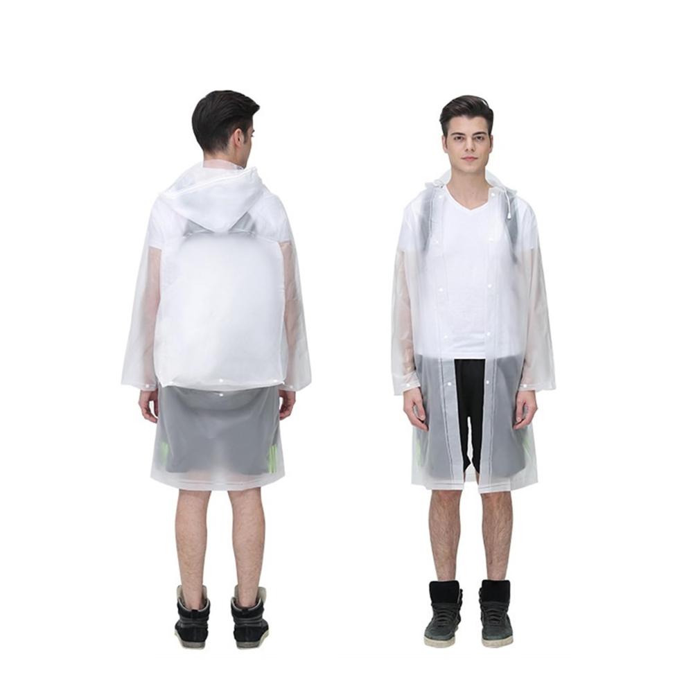 Wasserdichter Regenmantel für Männer und Frauen – Outdoor-Regenjacken & -mäntel Verdickt Erwachsene Tragbar Einteiliger Poncho für Reisen