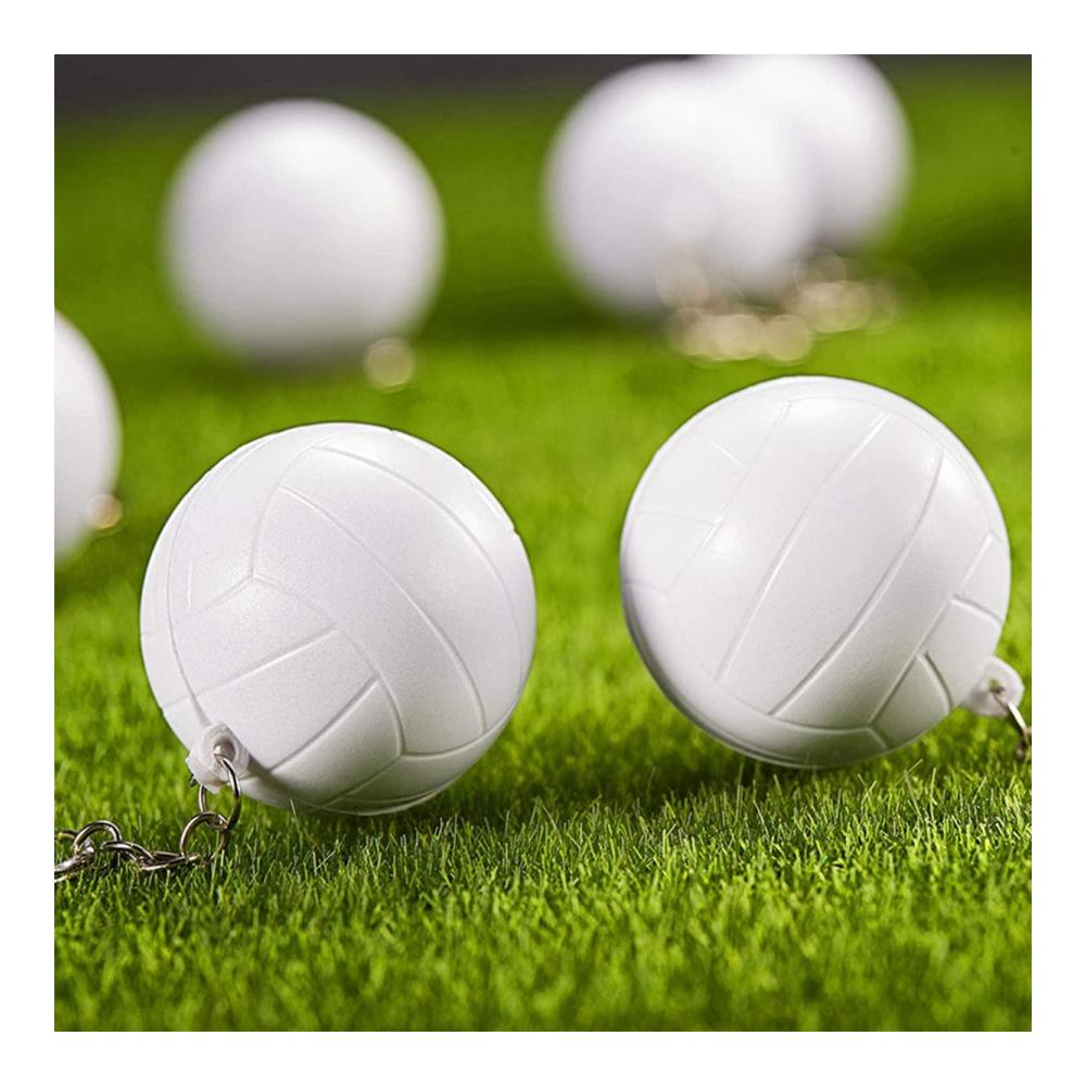 Damen Volleyball-Schlüsselanhänger 20er-Pack für Partygeschenke mit Volleyball-Stressball – Ideale Belohnung für Schulkarneval und einzigartiges Herzstück