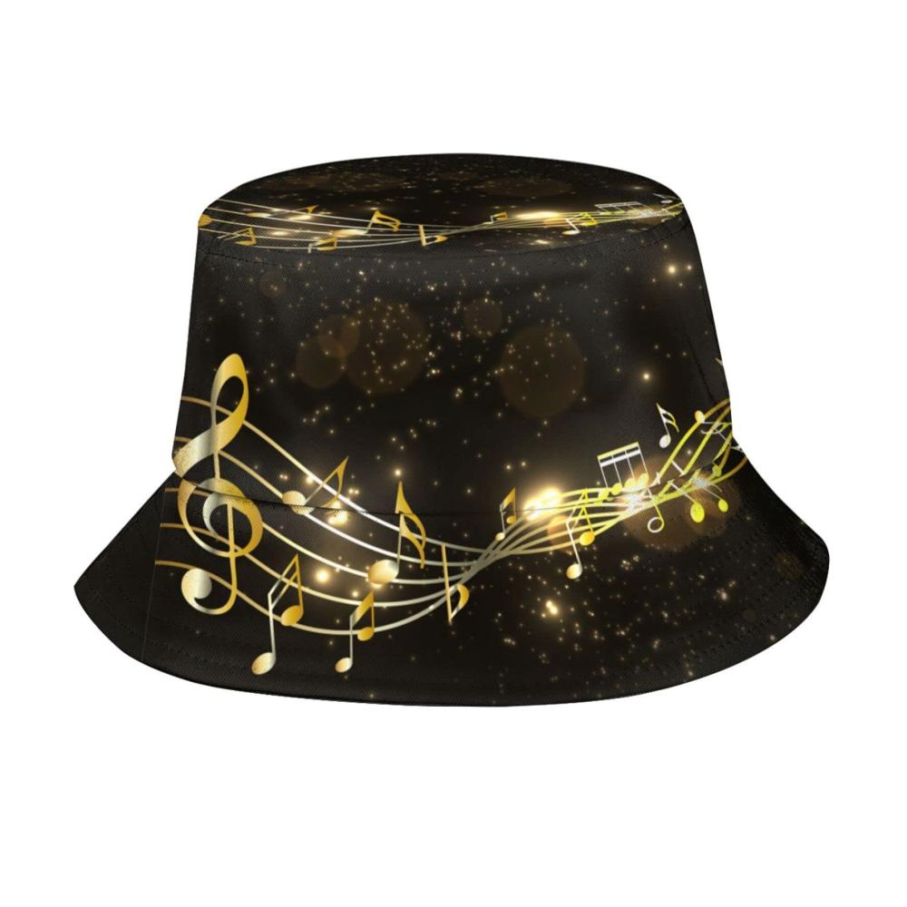 Golden Music Notes