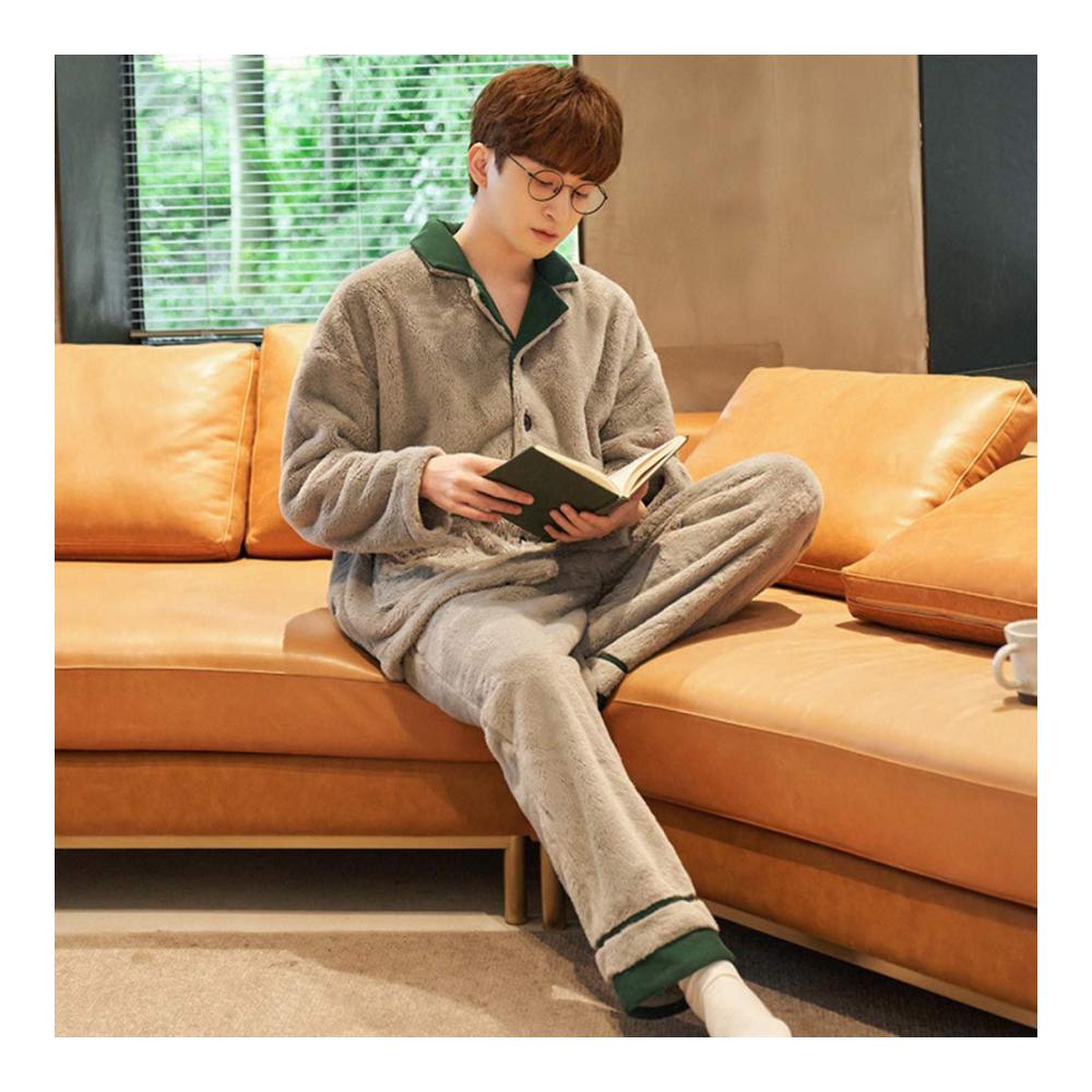 Damen Fleece Pyjama Set | Bequeme Snuggle Schlafanzüge mit Flanell Shorts oder Bottoms | Warme Lounge Wear für Frauen - XXL Größe