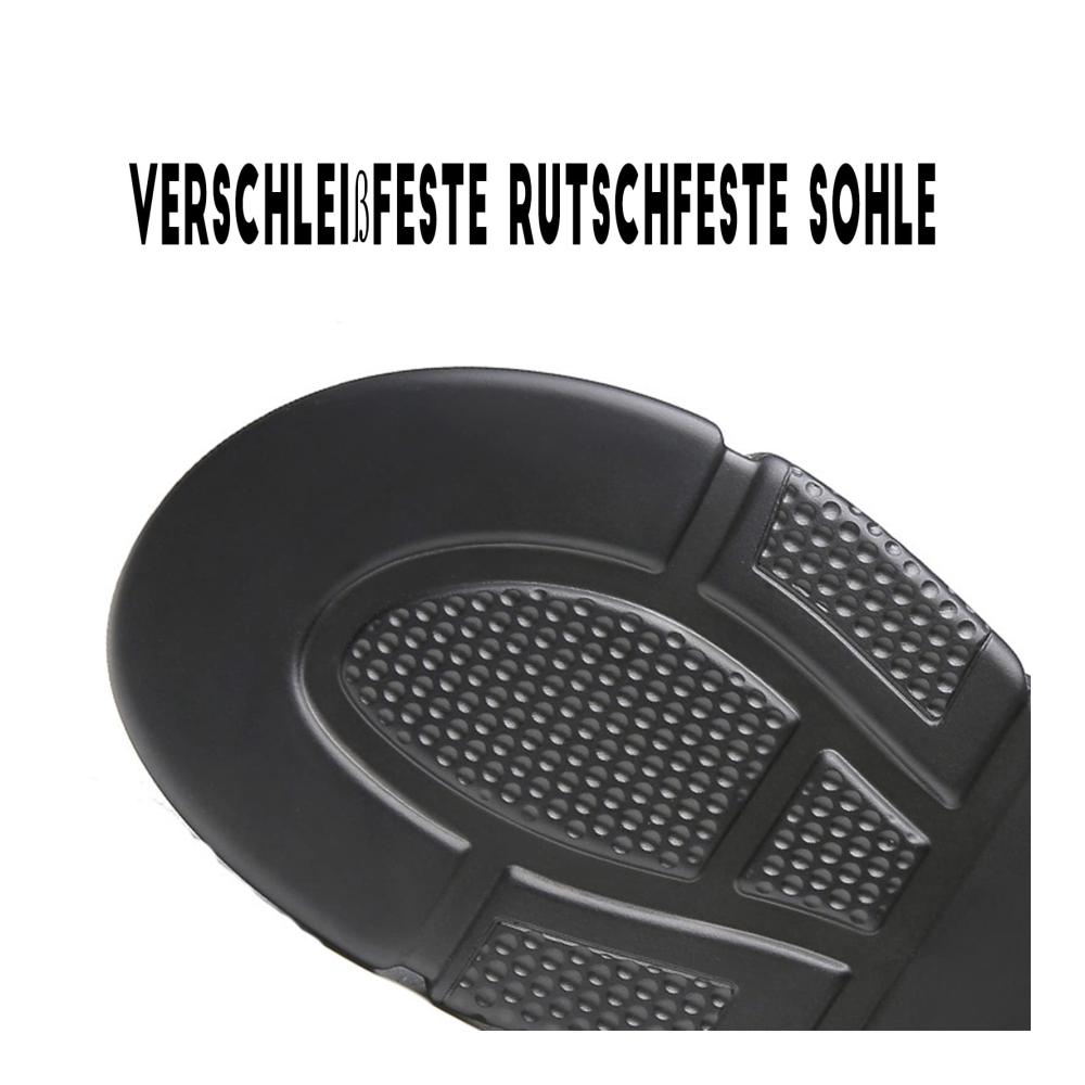 Bequeme Herrensandalen Weiche Sohle Gewebtes Design Anti-Rutsch Ideal für den Sommer am Strand