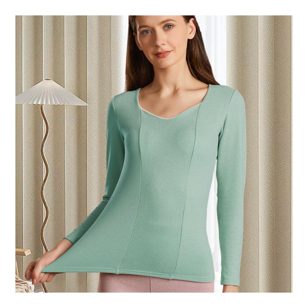 Ultraleichtes Langarm-Unterhemd für Damen | Winterwarme Shapewear für Aktivitäten im Freien - Atmungsaktives Shirt zum Wandern Reiten Fitness & Skifahren
