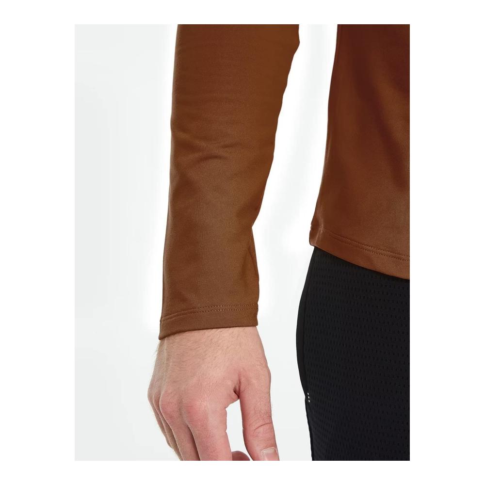 Winter Warm Langarmshirt für Männer Thermo Rollkragenpullover in Braun (X-Large