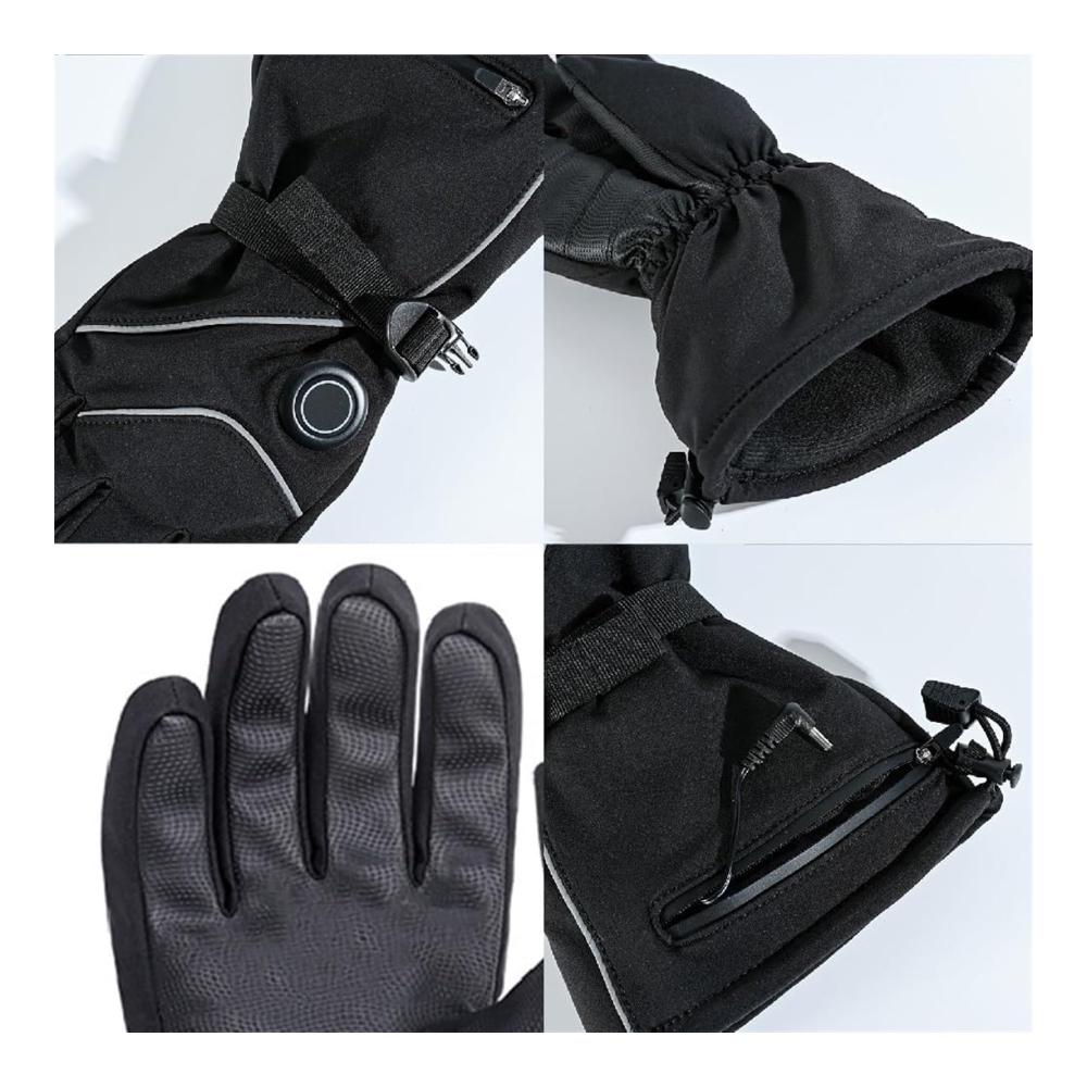 Elektrische Heizhandschuhe mit Touchscreen | Waschbare beheizte Skihandschuhe für Outdoor-Aktivitäten