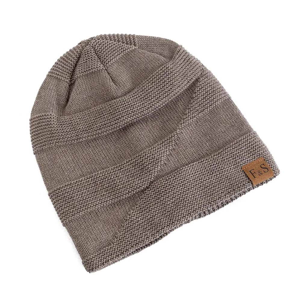 Winter Strickmütze Beanie für Damen und Herren - Warme gefütterte Hutmode mit lässigem Label perfekt für kalte Tage