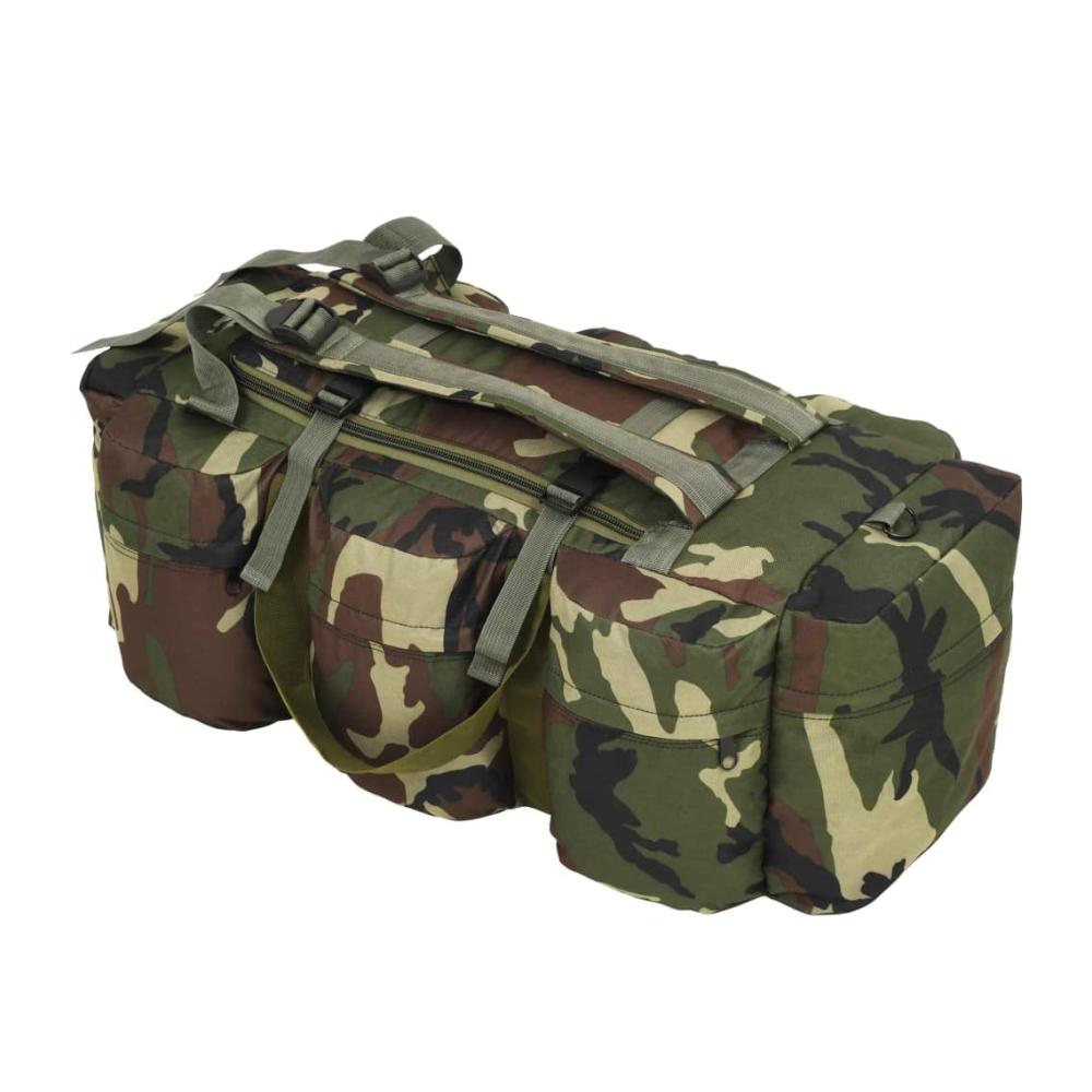 Reisetasche Seesack 3-in-1 Army Stil 120L Rucksack multifunktionale Auswahl