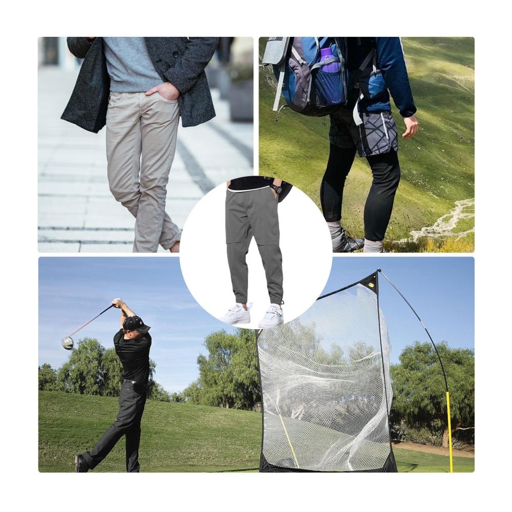 Herren Fleece-Jogginghose mit Taschen | Winter Sport-Hose Größe M-4XL