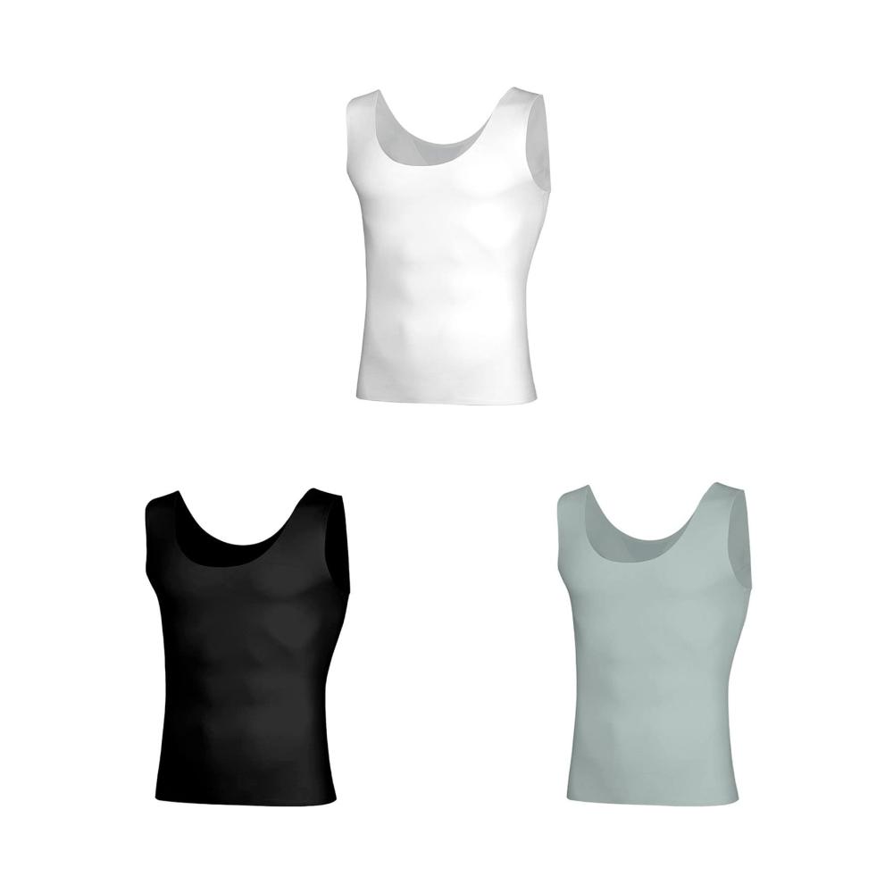 Herren Kompressionsweste für Training und Fitness - Schnell trocknendes Shapewear Tank Top für Workout Basketball & Fitnessstudio