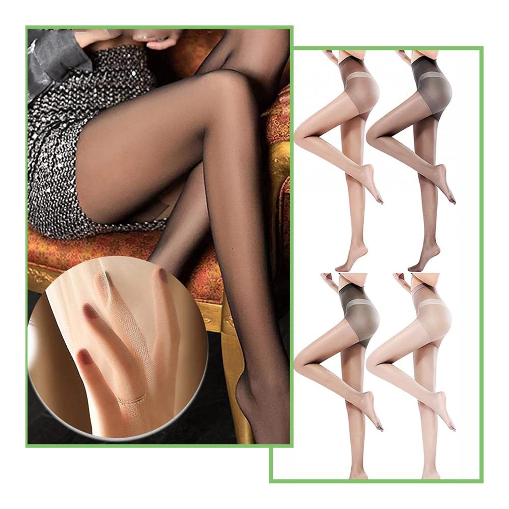 Magical Silk Pantyhose - Super Flexible Anti-Scratch Control Top Tights (A