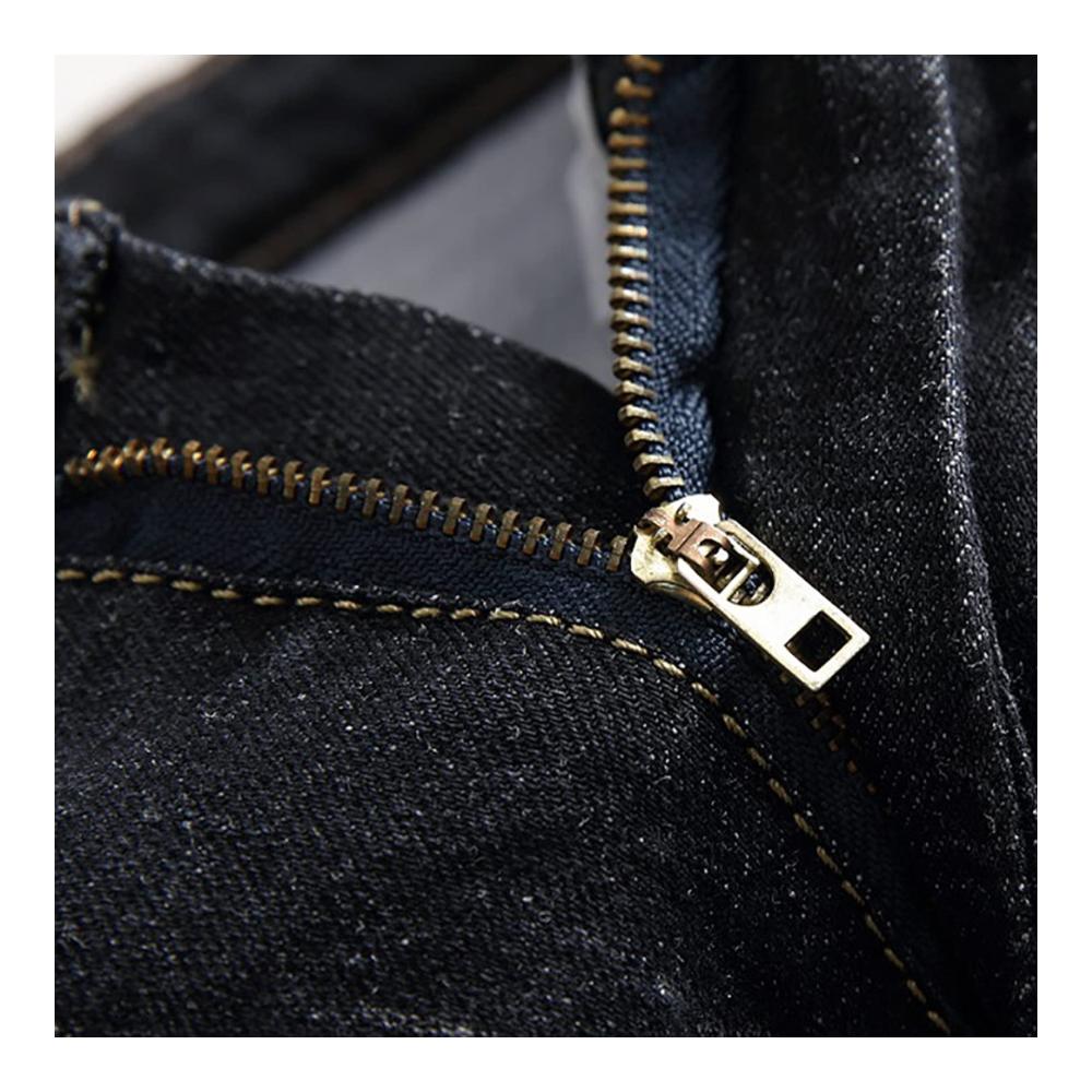 Herren Jogginghosen Lockere Baggy Jeans mit hohem Bund Destroyed-Look elegantem Hausanzug weitem Bein Strandhose Patchwork-Streifen Löchern und Taschen