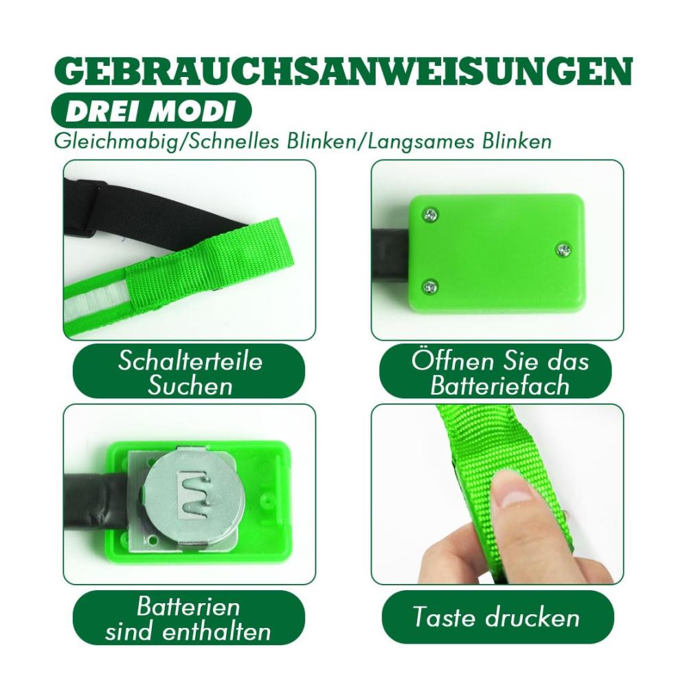 Hosenträger Herren Set mit LED Beleuchtung und Fliege - Verstellbar für Musikfestivals und Partys