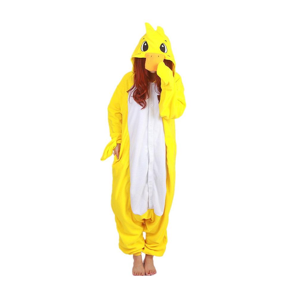 Tierischer Schlaf Damen Einteiler Enten-Pyjamas für ein bequemes Cosplay-Erlebnis