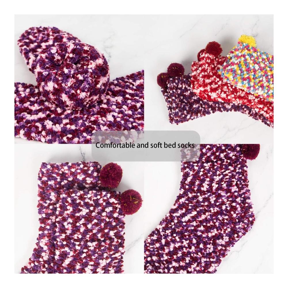 Flauschige Cupcake Kuschelsocken für Damen – Warme Wintergeschenke in 39-42 ideal für Weihnachten Valentinstag & Geburtstage