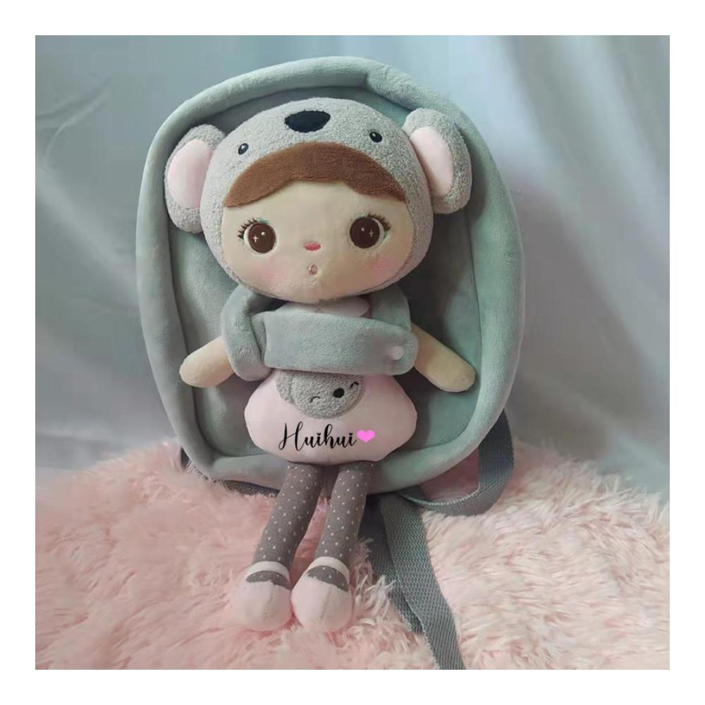Kinderrucksack 3D Cartoon Plüsch – Perfekte Schultasche für Kindergarten Jungen und Mädchen