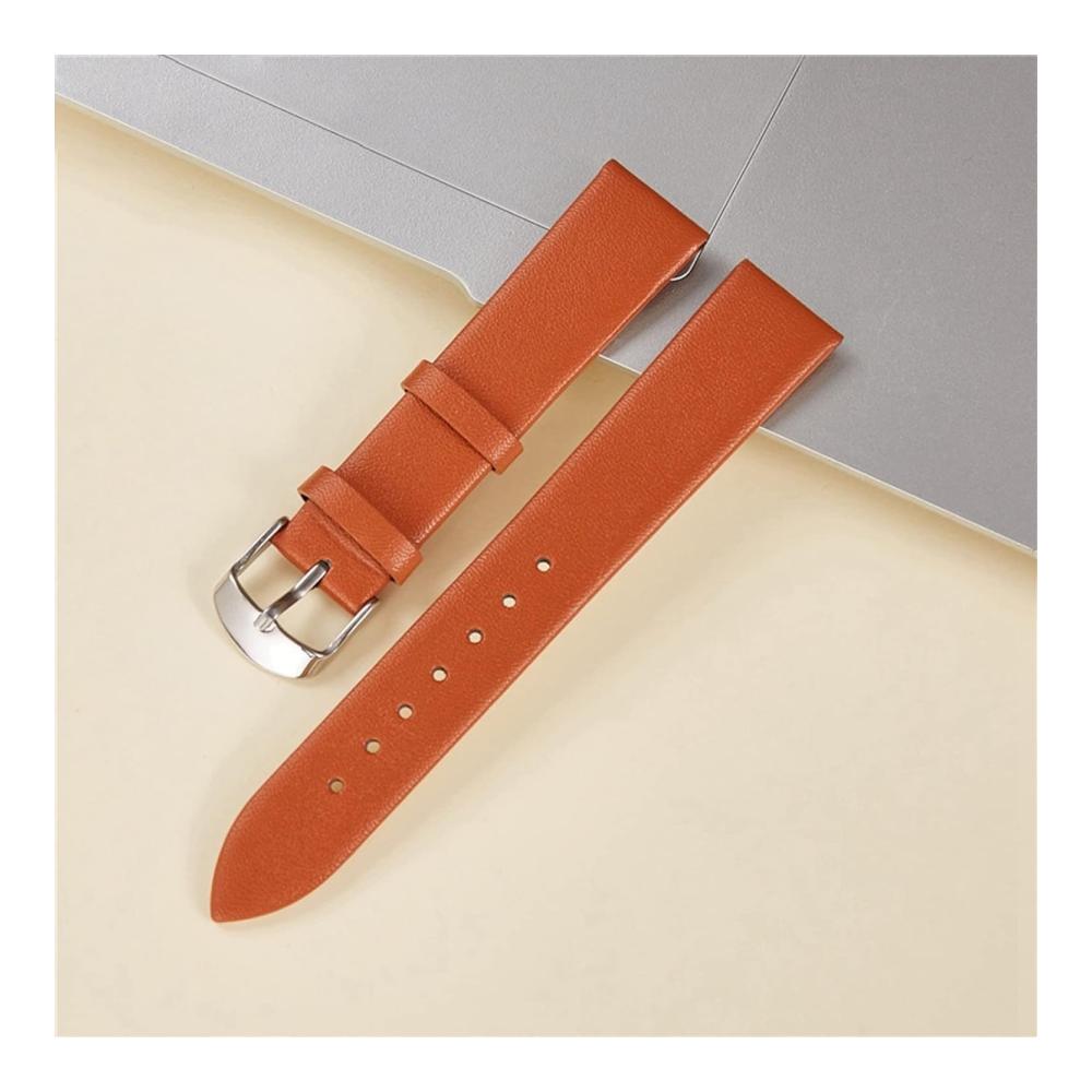 Leder Uhrenarmbänder - Vielseitige Ersatzbänder 20 cm Länge passend für 14/16/18/20/22 mm Uhren Damenarmband für kleine Zifferblätter
