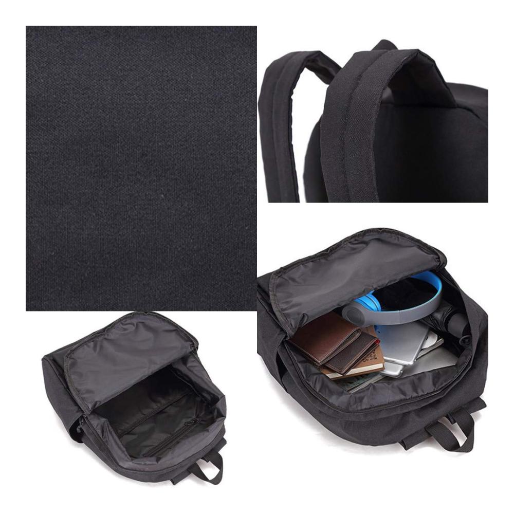 Leichter Canvas-Tagesrucksack für Männer und Frauen – Outdoor-Rucksack für Reisen Wandern College Laptop – Wasserdichter College-Rucksack aus haltbarem Oxford-Gewebe