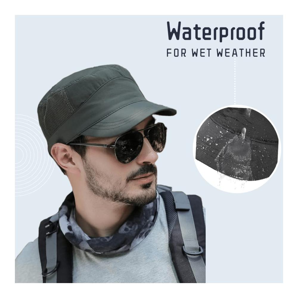 Baseball Caps Pyrafox Herren - Wasserdicht Army Cap Groß Kopf Schildmütze Military Mütze - M-XXL Outdoor Herrenmütze