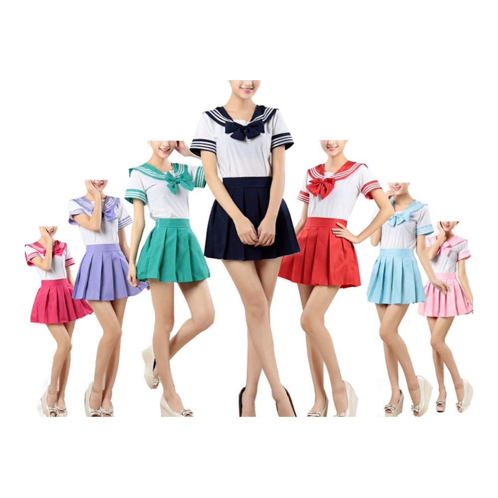 Rock & Blazer Damen Mädchen Cosplay Kostüm Set - Japanische Maskerade Partykleidung