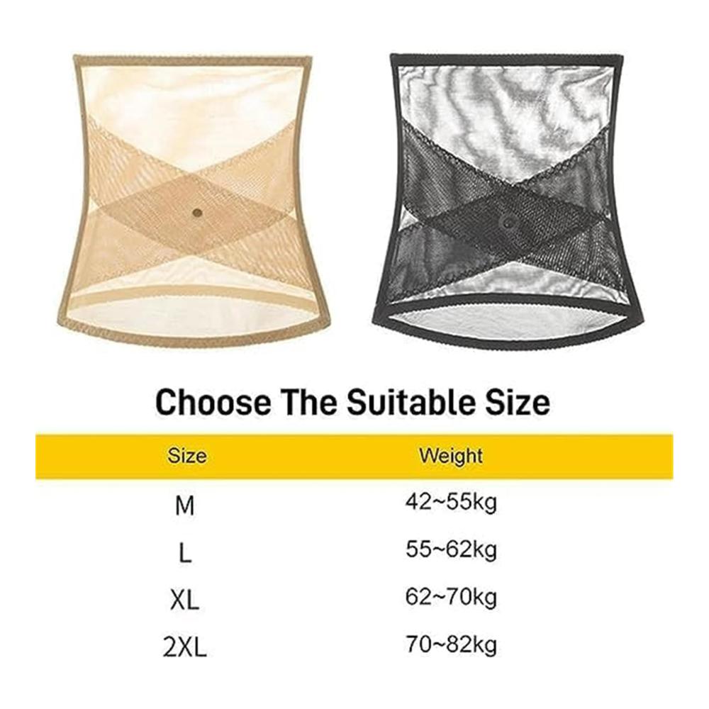 Cross-Mesh-Taillenmieder für Formgebung | Dailypurc Atmungsaktiver Taillentrainer - Schlanker Gürtel für die ideale Taille