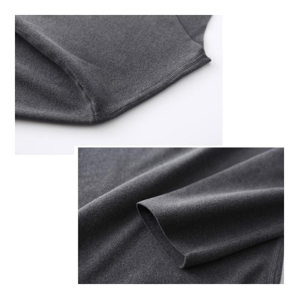 Herren Thermounterwäsche-Set aus deutschem Wende-Fleece für maximale Wärme - ideal für kalte Tage (Purple XX-Large