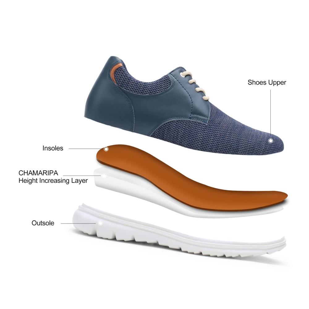 Sneaker CHAMARIPA Herren Freizeittrainer mit 7 cm verstecktem Aufzugsabsatz