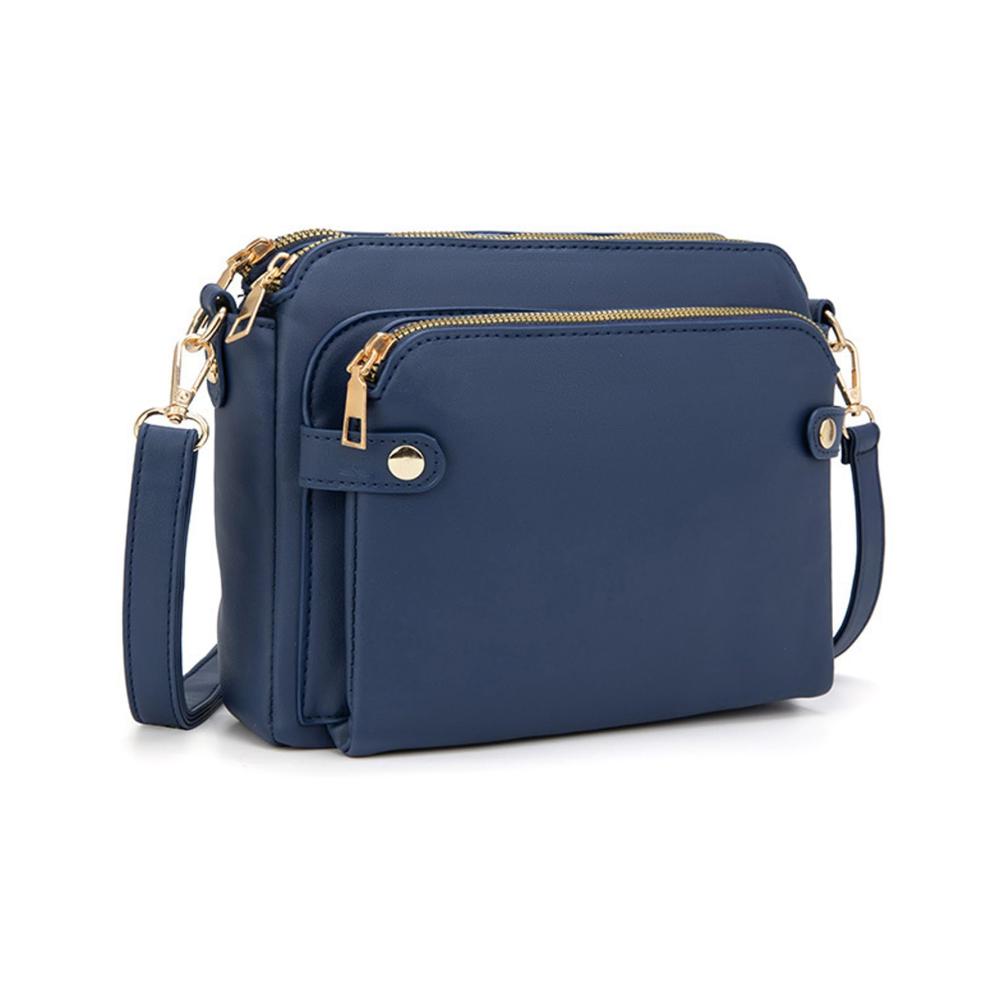 2023 Damen Crossbody Umhängetasche mit integrierter Geldbörse – Hochwertige PU-Lederschultertasche & Clutch
