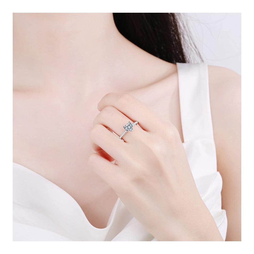 925 Silber Ringe Herz Verlobungsringe für Damen - Elegante Eheringe und Modeschmuck Geschenke