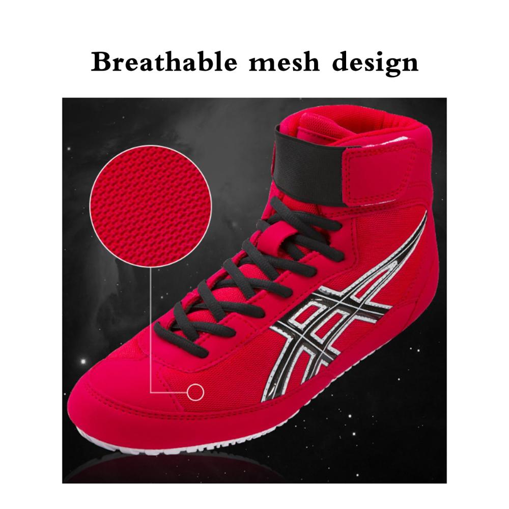 Professionelle Ringerschuhe für Herren - Leicht Atmungsaktiv und Rutschfest | Ideale Wahl für Wrestling Crossfit und Gewichtheben
