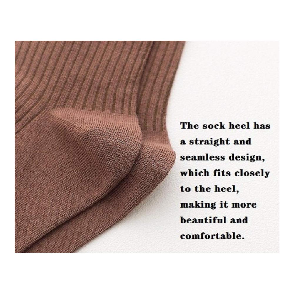 8 Paar Herrensocken Größe 39-44 Baumwollmischung für Komfort im Winter und Herbst - Atmungsaktive warme sportliche Pure-Farbe-Socken