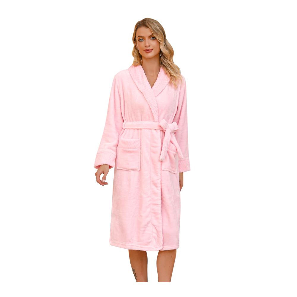 Bademäntel Damen & Herren Unisex Winter Warmer Morgenmantel für Homewear Spa & Hotel - Hochwertige Pyjamas mit Komfort
