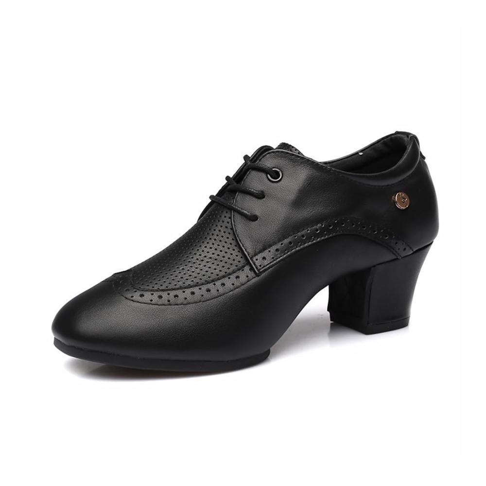 Ballsaal Tanzschuhe Damen - Hochwertige Leder Gummisohle für Tango Salsa und Latin. Bequeme Tanzschuhe Frauen