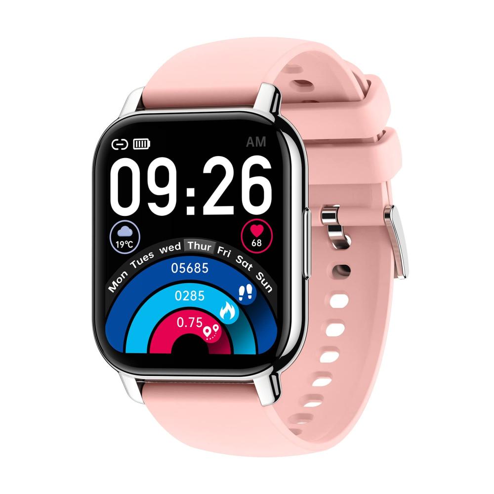 Fashion Smartwatches SUPBRO Smartwatch 1.85 – Personalisierter Bildschirm Bluetooth Anruf Musiksteuerung Herzfrequenz Schrittzähler Kalorien – IP68 Wasserdichter Fitness Tracker für iOS und Android