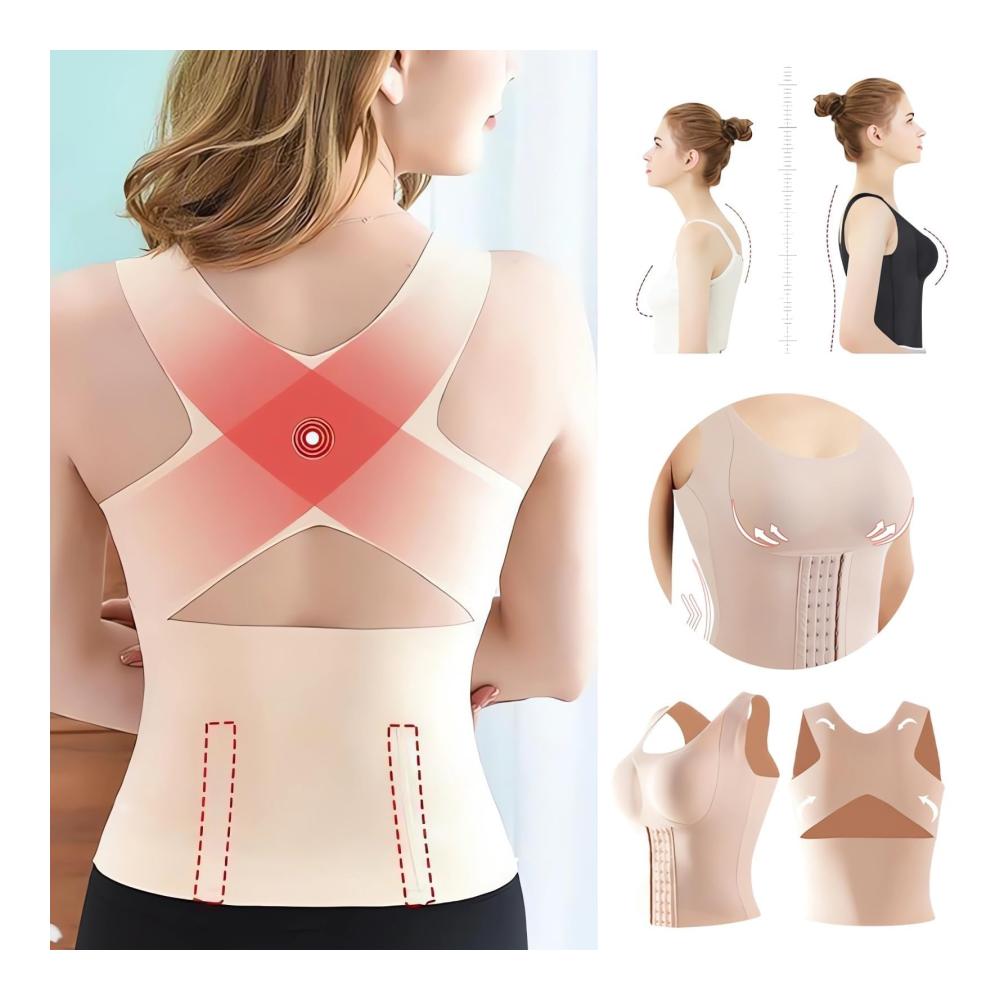 3-in-1 Taillentrainer-BH mit Knöpfen für Damen | Formende Tops & Shapewear