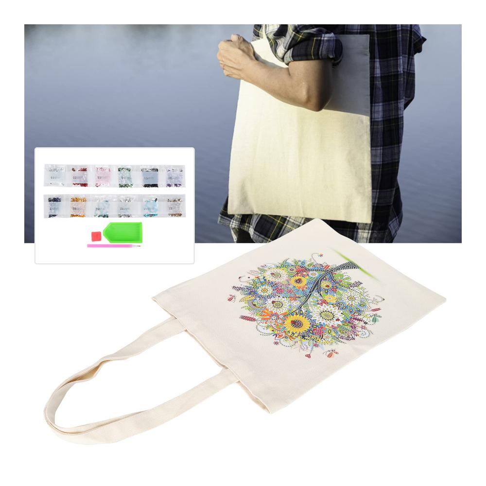 DIY Diamond Painting Clutches Kit mit Exquisiten Strasssteinen – Handtasche Umhängetasche Einkaufstasche inklusive Tool Kit (BB002