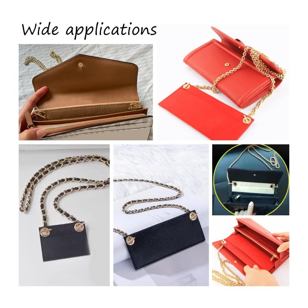 Filz-Geldbörsen-Organizer-Einsatz WADORN - Taschenorganizer für perfekte Ordnung Multi-Pocket-Einsatz Liner Pochette Envelope Bag Insert Conversion Kit Aufbewahrungszubehör - 3 Stile Filz-Taschen-Organizer Tasche in Tasche - 6/10/15 9cm breit