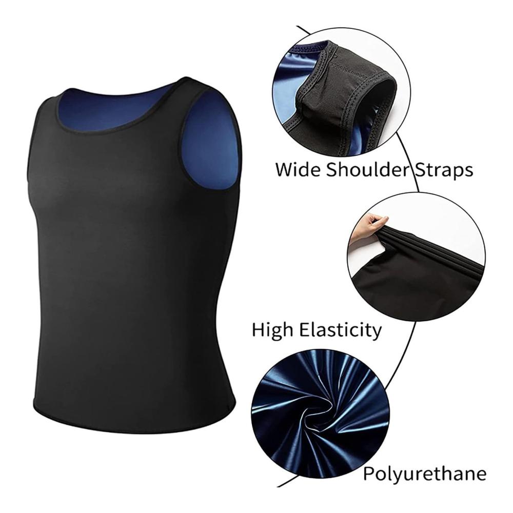 Lerx Male Shaper Tank 2.0 – Hochleistungs-Gynecomastia Kompressionstanktop für Männer Mansottile Ion Shaping Vest Tops Lerx für maximale Männer-Schlankheit