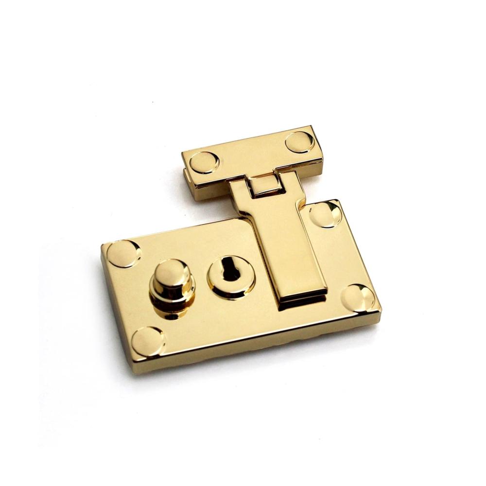 Metall-Gepäckschlösser Innovatives Twist-Lock-Design für DIY Handtaschen Geldbörsen und Gepäck - Einzelstück Hardware-Verschluss & Zubehör