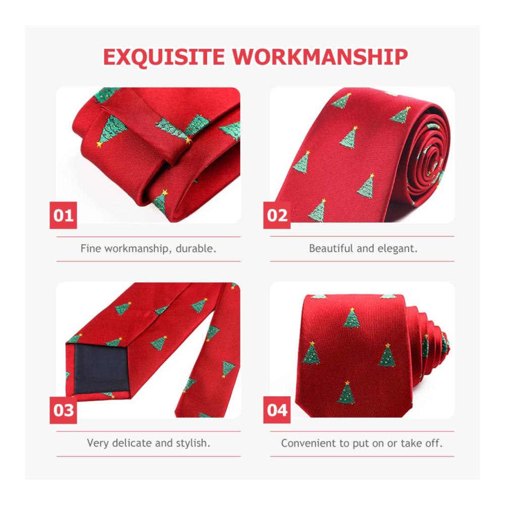 Marineblaue Baum-Halskrawatte für Herren Einzigartiges Geschenk für Männer mit Spaßfaktor und Stil