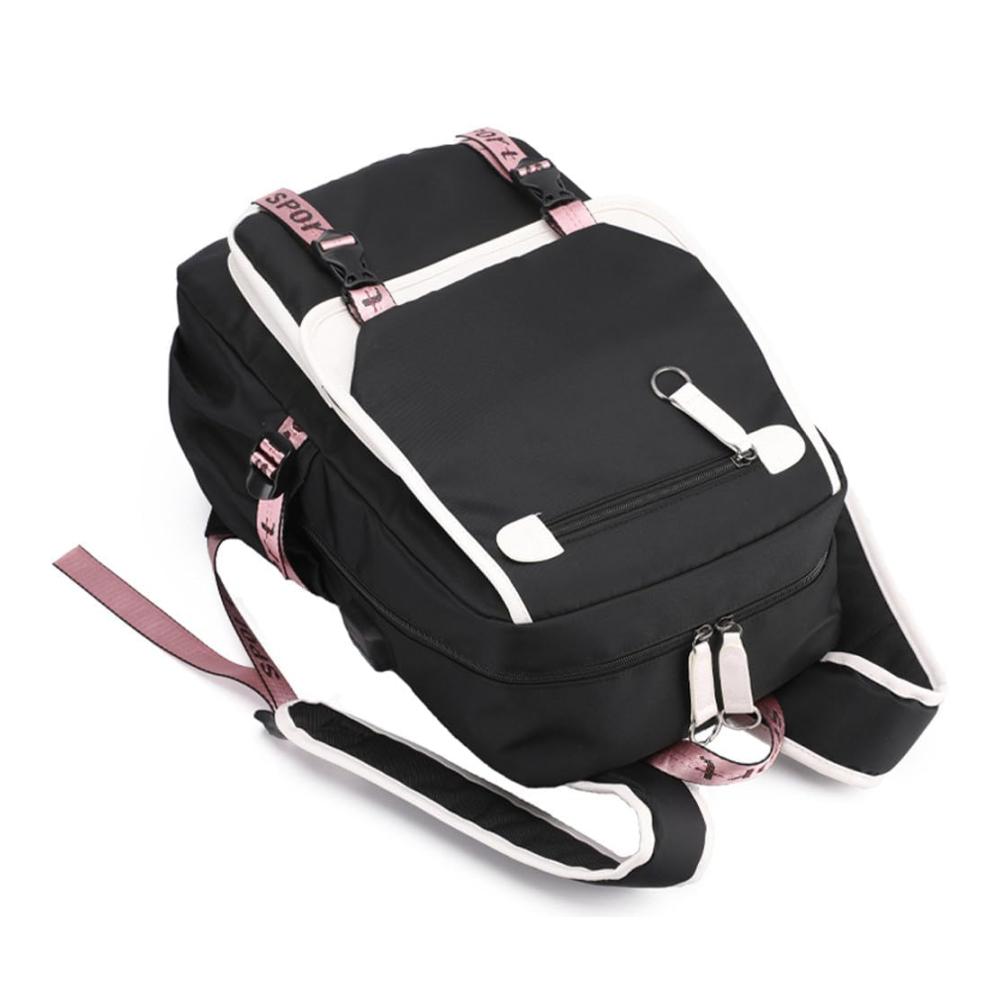 Anime Sailor Moon Tagesrucksack mit USB-Ladeanschluss für Schule und Freizeit
