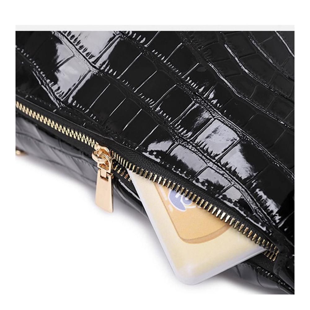 Luxuriöses Damen Leder Rucksackhandtaschen-Set mit hoher Kapazität in edlem Braun - Perfekt für Reisen Schule und Mode