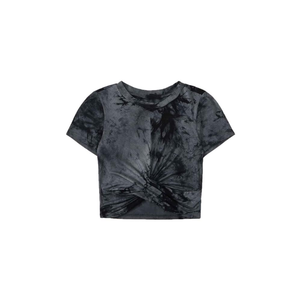 Schwarz mit Batikmuster