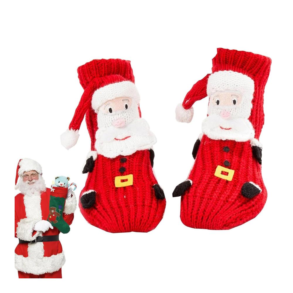 3D Weihnachtsgeschenksocken Warme Winter-Socken für Männer mit Pinguin Hirschgriff und Slipper-Design - Ideale Geschenke für gemütliche Thermo-Schlafmomente und einen stilvollen Winter von Brojaq