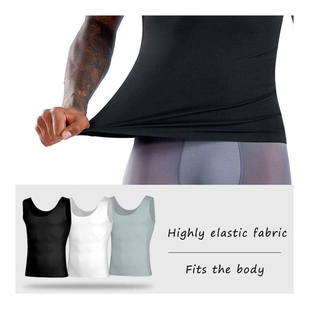 Herren Kompressionsweste für Training und Fitness - Schnell trocknendes Shapewear Tank Top für Workout Basketball & Fitnessstudio