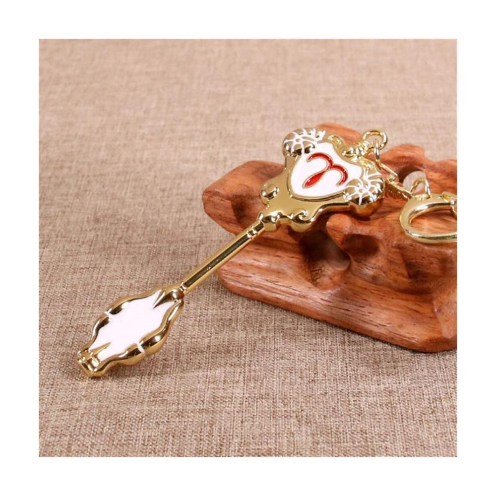 Damen Cartoon Schlüsselbund mit Fairy Tail Zodiac Star Spirit - Magician-Beschwörer Keychain für Cosplay und Geschenk (Taurus