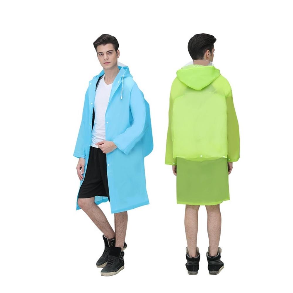 Wasserdichter Regenmantel für Männer und Frauen – Outdoor-Regenjacken & -mäntel Verdickt Erwachsene Tragbar Einteiliger Poncho für Reisen