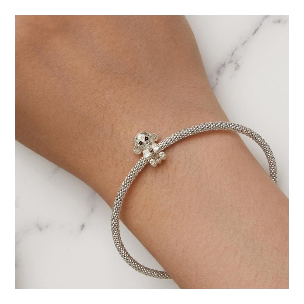 925 Sterling Silber Bead Charms Teddy Hund & Welpen für Pandora Armband - Schöne Accessoires für Frauen