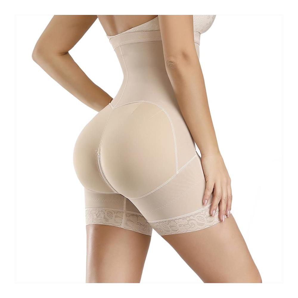 Nahtloser Damen-Po-Heber mit Push-Up-Effekt | Formender Body & Körperformer | Shapewear Korsett für eine elegante Silhouette | Nude M