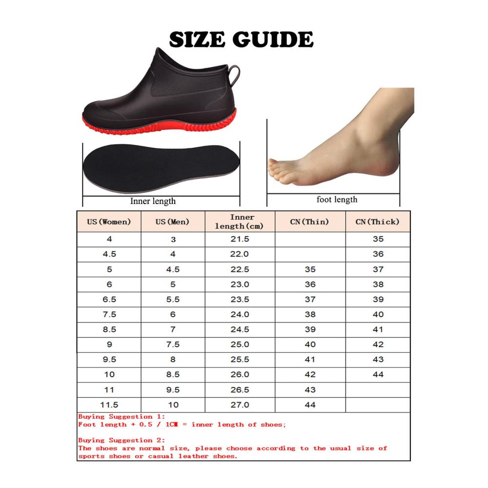 Regenstiefel CELANDA Herren Kurze Gummistiefel für Stil und Schutz